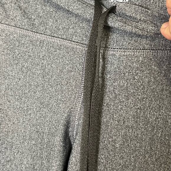 Under Armour Women's Legging Size Medium Gray/Corral Stretch Side Hem Zipper - Picture 7 of 10